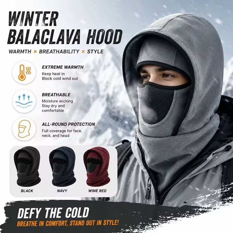Cycling Gear To Keep You Warm - Winter Balaclava Face Mask, Windproof Thermal