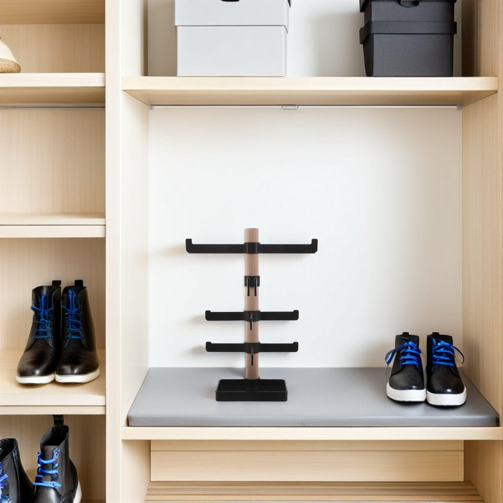 Cycling Gear Wall Organizer - Bike Organizer Cycling Gear Rack Eyewear