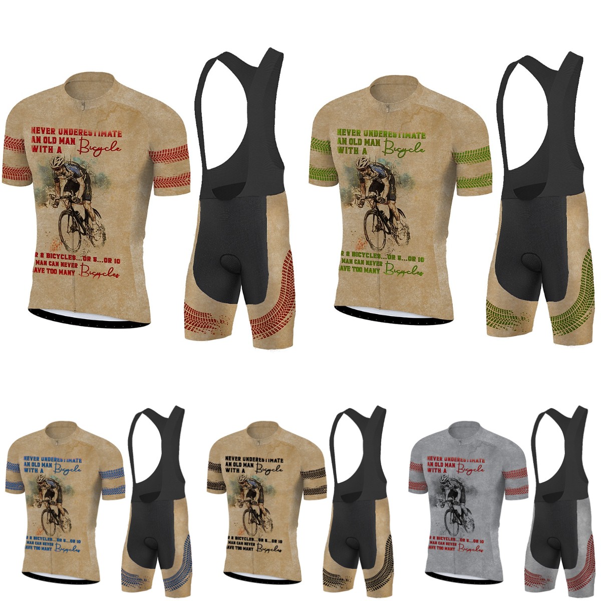 Triathlon Cycling Kit - New Cycling Jersey Set Men Short