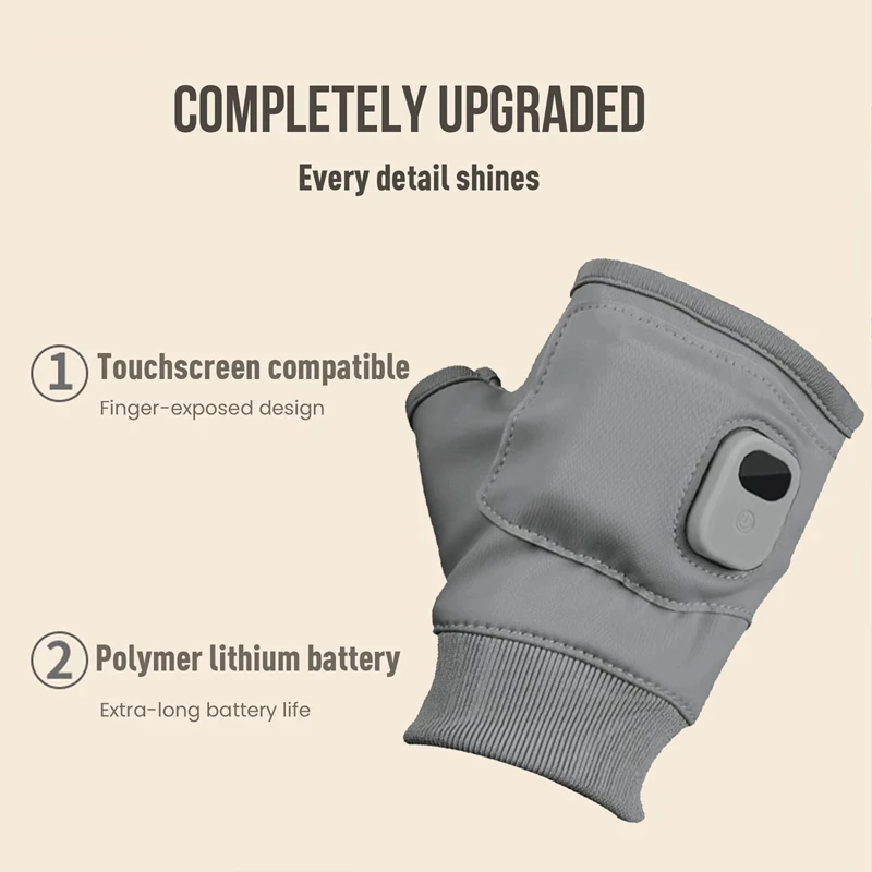 USB Powered Heating Gloves wit - Cycling Gear Temperature ulasan dan harga