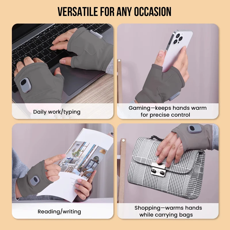 USB Powered Heating Gloves wit - Cycling Gear Temperature ulasan dan harga