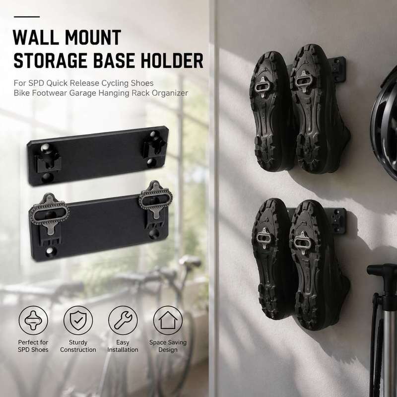 Wall Mount Storage Base Holder - Cycling Gear Wall Organizer ulasan dan harga