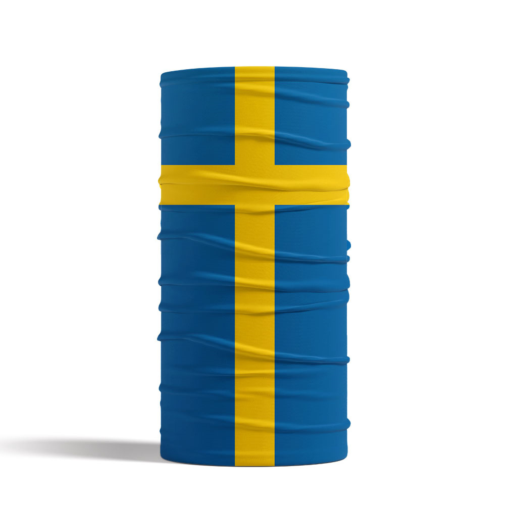 Sweden Flag Printed Bandana He - Gear In Cycling ulasan dan harga