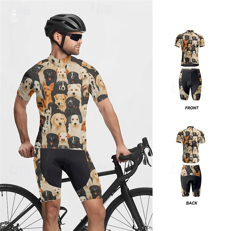 New Cycling Jersey Set Men Sho - Triathlon Cycling Kit ulasan dan harga