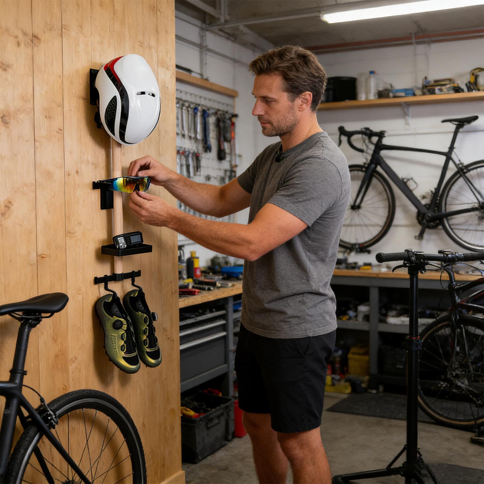 Vertical Cycling Gear Organize - Cycling Gear Wall Organizer ulasan dan harga