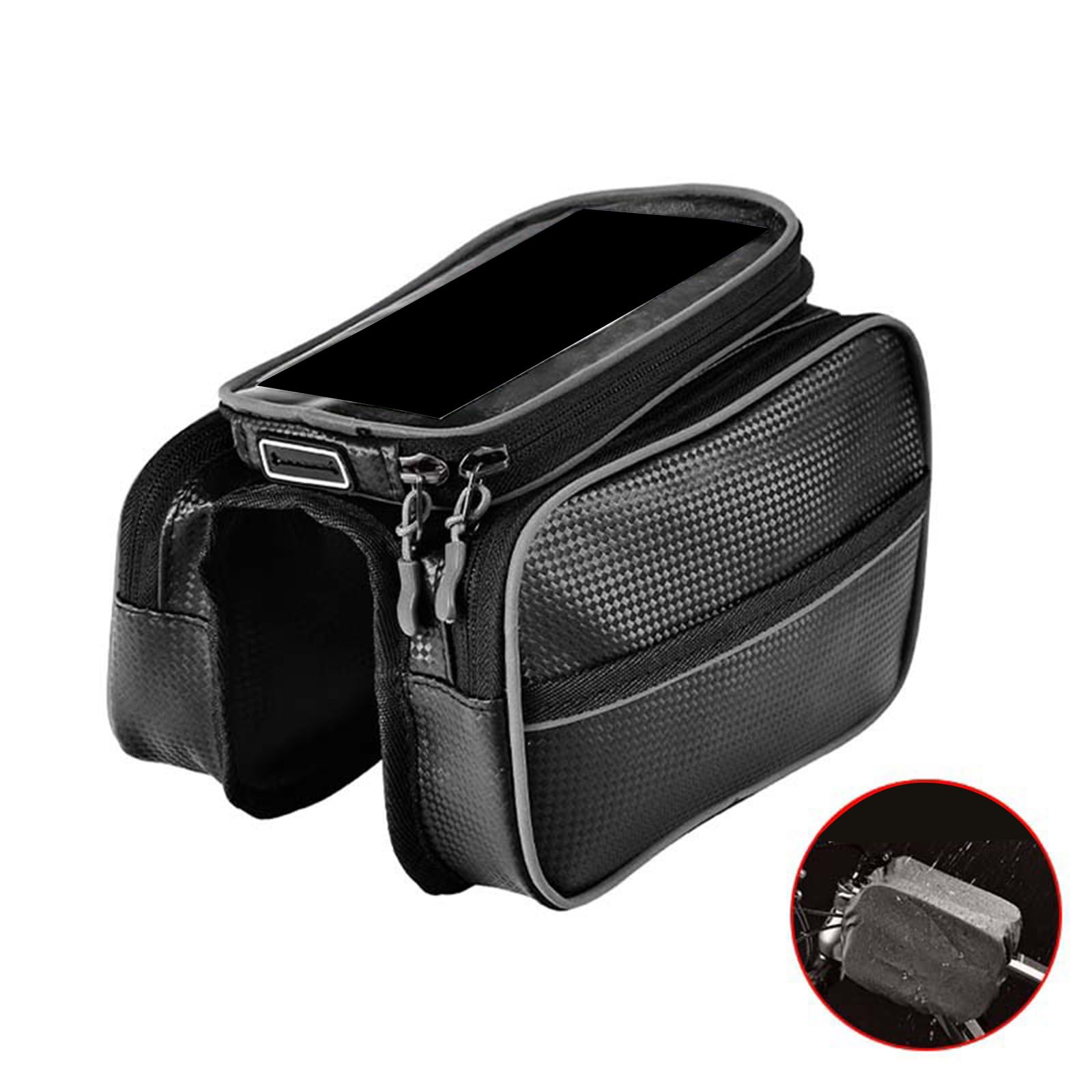 Cycling Front Frame Tube Bag f - Cycling Gear Essentials ulasan dan harga