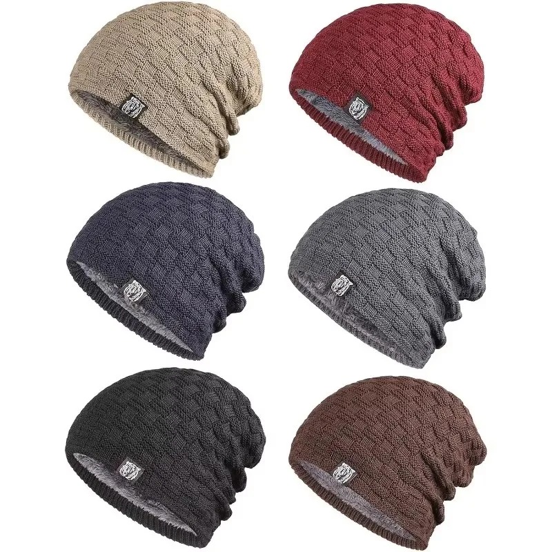 Mens Plush Lining Beanie Winte - Cycling Gear To Keep You Warm ulasan dan harga
