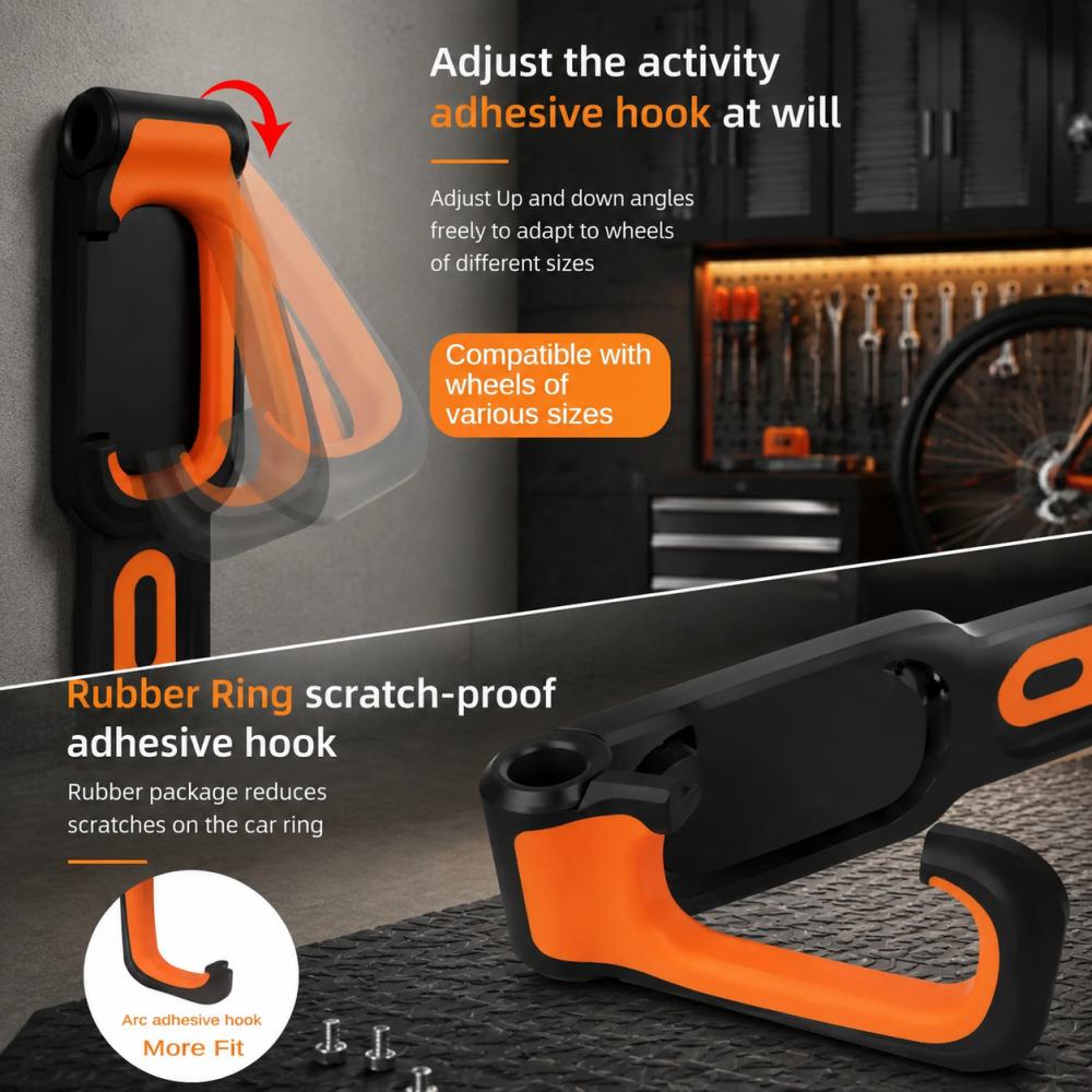 DOMEN Bicycle Wall Mount Rack  - Cycling Gear Wall Organizer ulasan dan harga