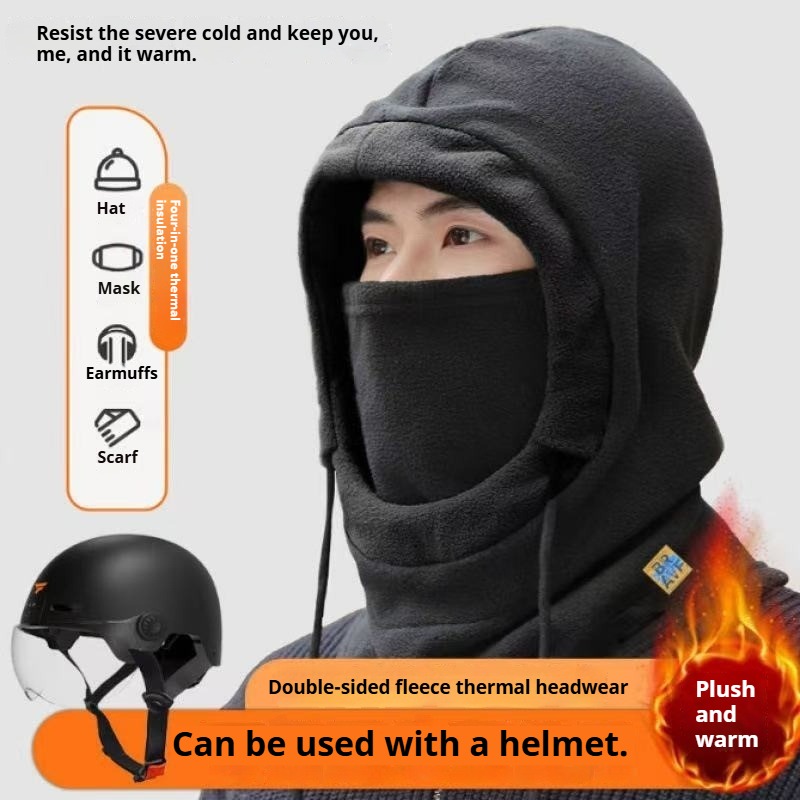 Winter Warm Hat and Neck Warme - Cycling Gear To Keep You Warm ulasan dan harga