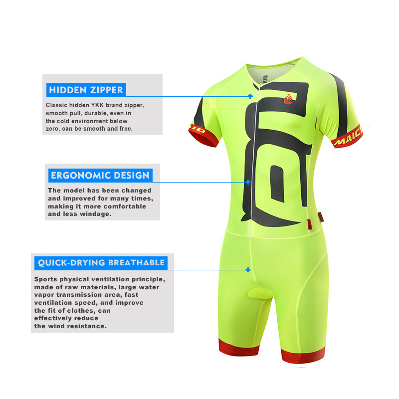 Professional Wind-Resistant Tr - Triathlon Cycling Kit ulasan dan harga