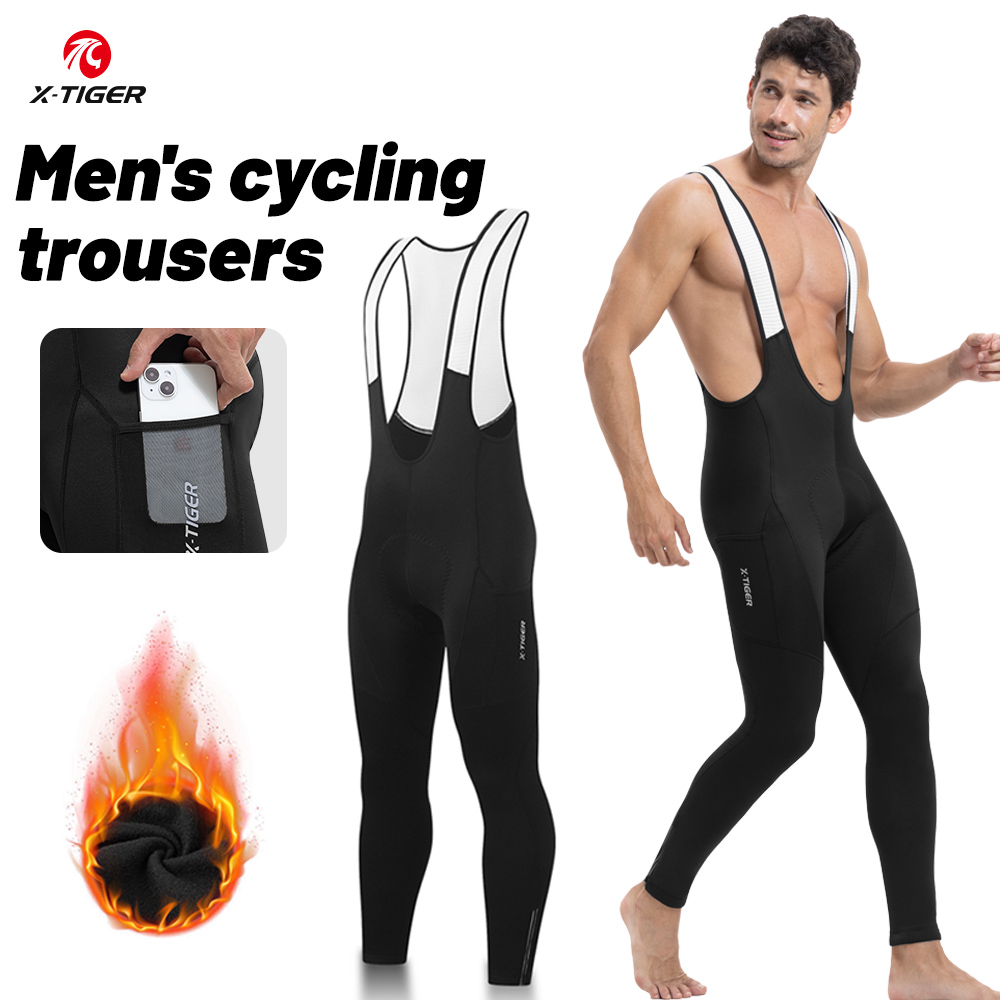 X-TIGER Men Winter Cycling Bib - Cycling Gear To Keep You Warm ulasan dan harga