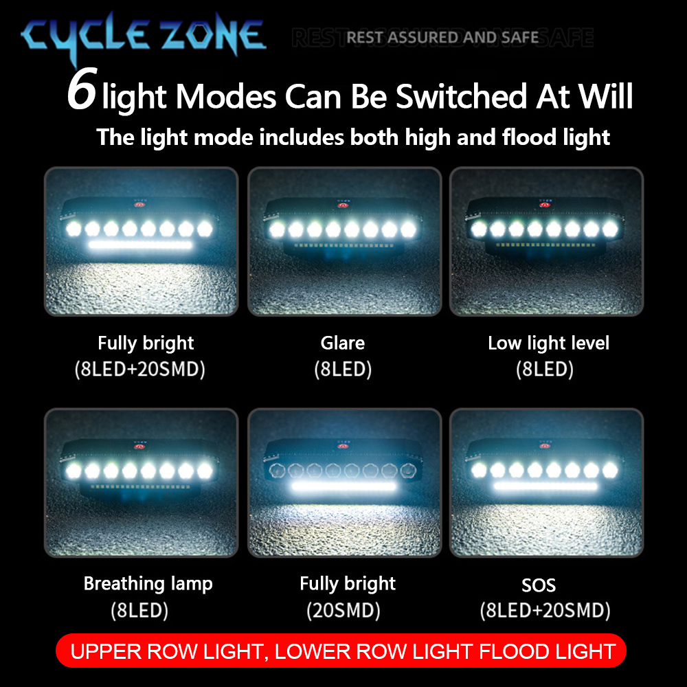 Bicycle Front Light with Horn  - Bike Bell ulasan dan harga