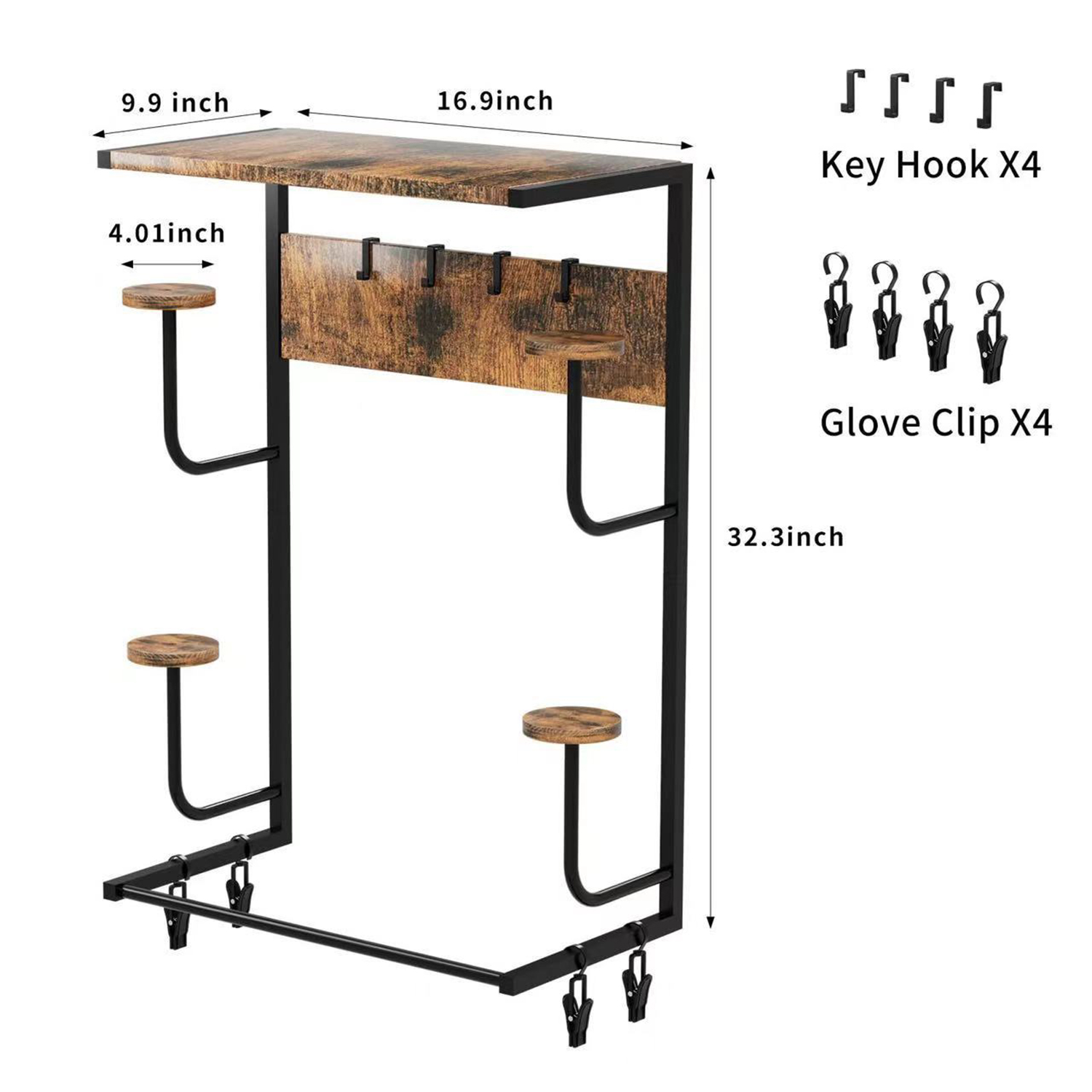 Motorcycle Helmet Holder, Wall - Cycling Gear Wall Organizer ulasan dan harga