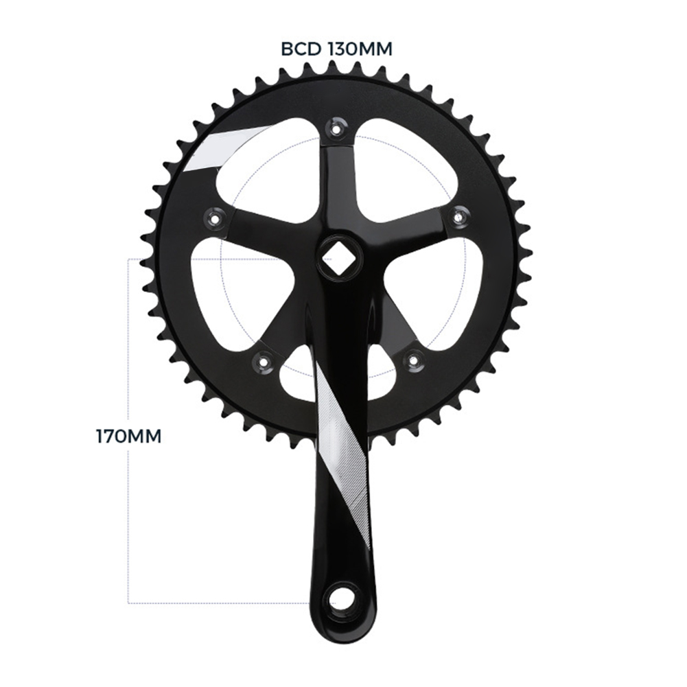 7075 Aluminum Alloy 170mm Cran - Fixed Gear Cycling Kit ulasan dan harga