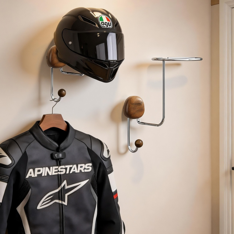 Wall Mount Helmet Storage Rack - Cycling Gear Wall Organizer ulasan dan harga