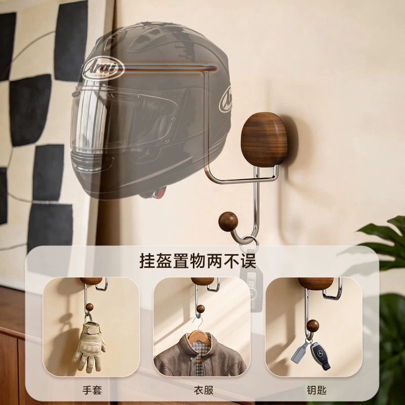 Wall Mount Helmet Storage Rack - Cycling Gear Wall Organizer ulasan dan harga