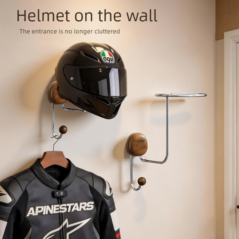 Wall Mount Helmet Storage Rack - Cycling Gear Wall Organizer ulasan dan harga