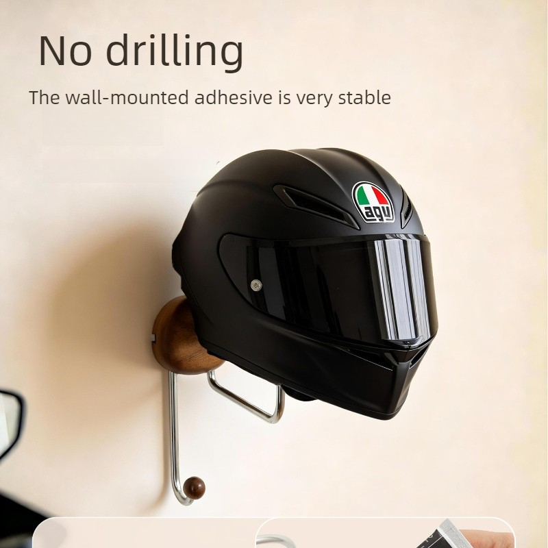 Wall Mount Helmet Storage Rack - Cycling Gear Wall Organizer ulasan dan harga
