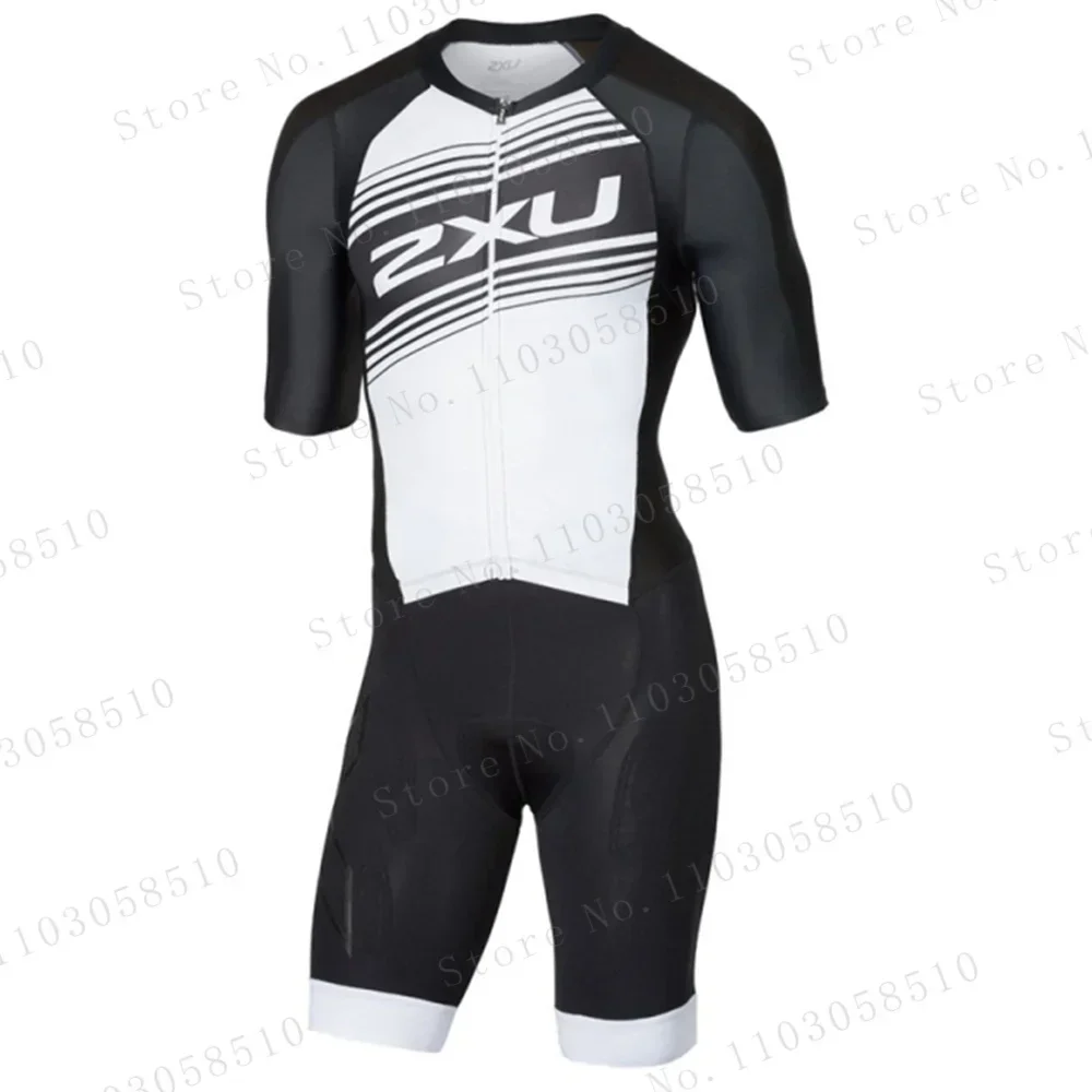 zxuful Black White Triathlon S - Triathlon Cycling Kit ulasan dan harga