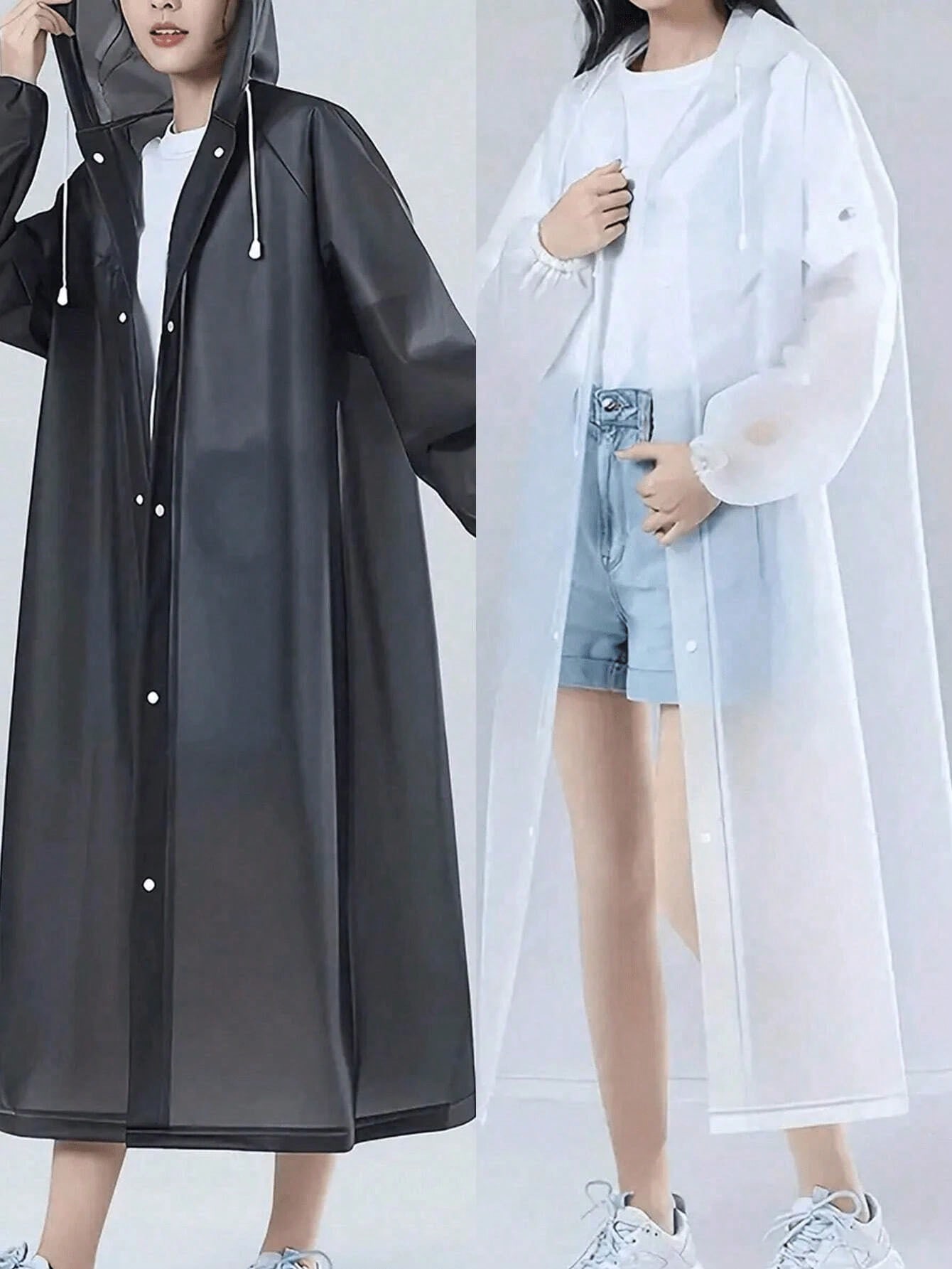 Long EVA Unisex Raincoat Thick - Cycling Gear Essentials ulasan dan harga