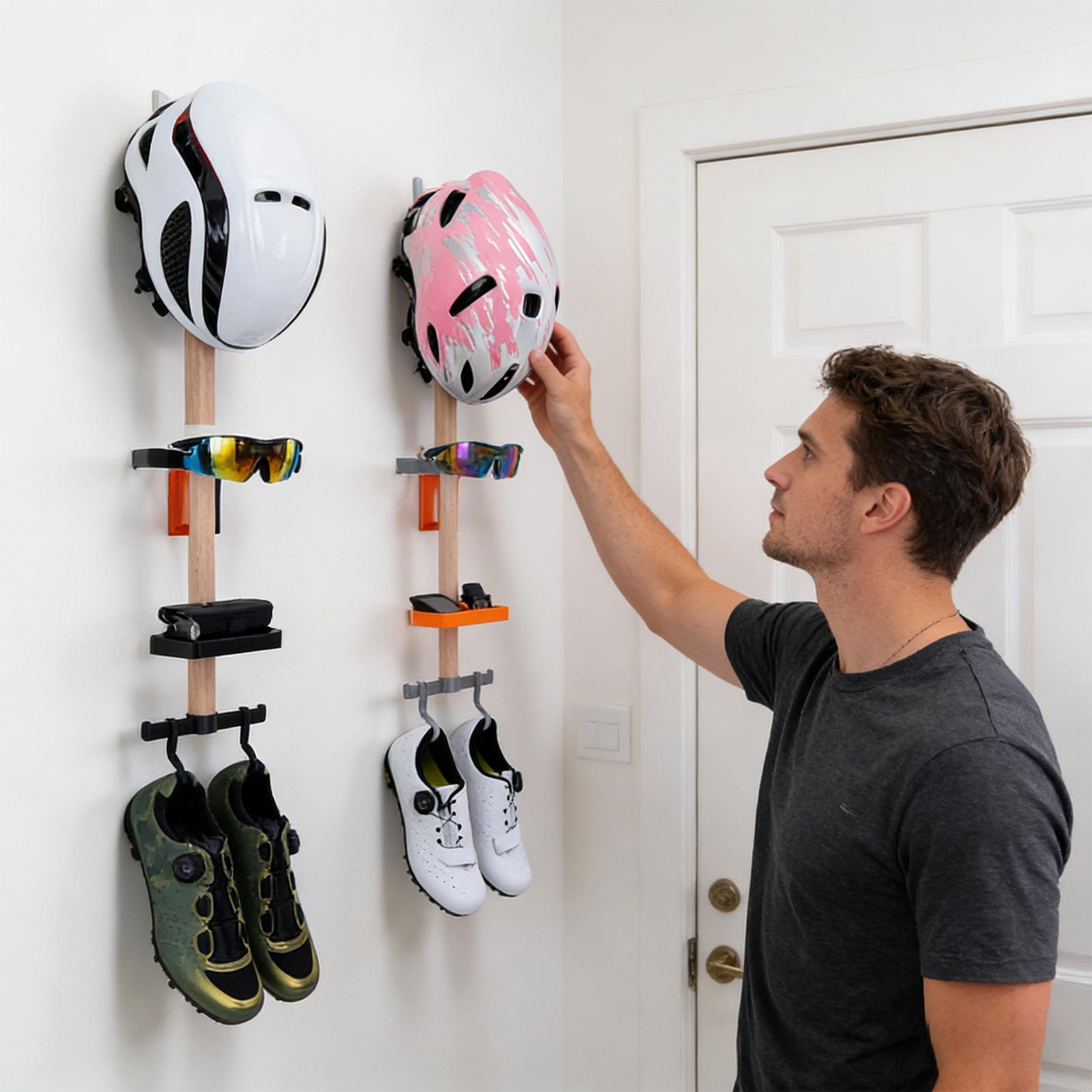 Vertical Cycling Gear Organize - Cycling Gear Wall Organizer ulasan dan harga
