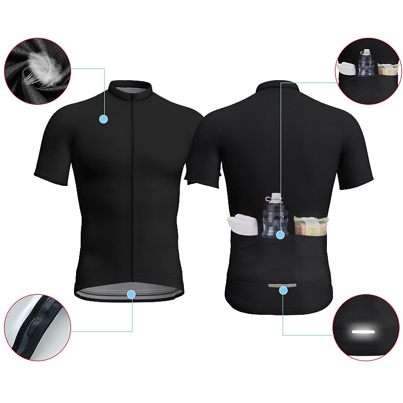 Men Short Sleeves Cycling Jers - Triathlon Cycling Kit ulasan dan harga